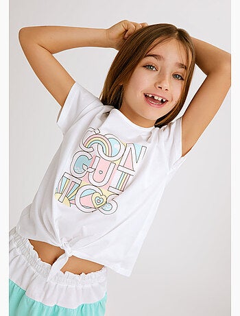 T-shirt conguitos arcoiris