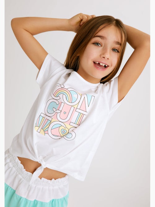 T-shirt conguitos arcoiris - Kiabi T-shirt conguitos arcoiris - Kiabi