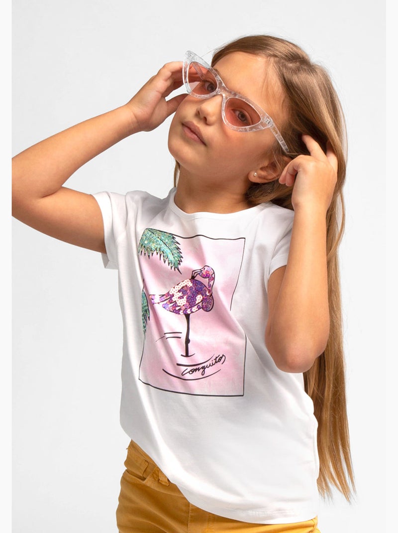 T-shirt conguitos Argent - Kiabi