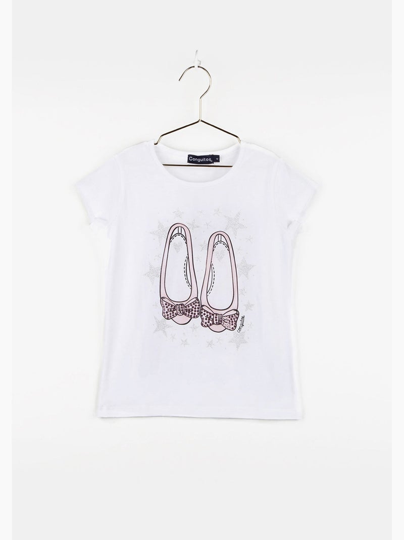 T-shirt conguitos Blanc - Kiabi