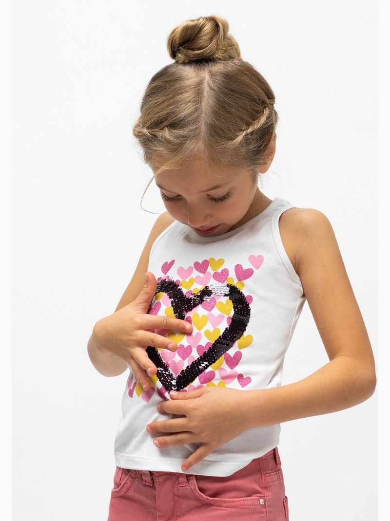 T-shirt conguitos Blanc - Kiabi