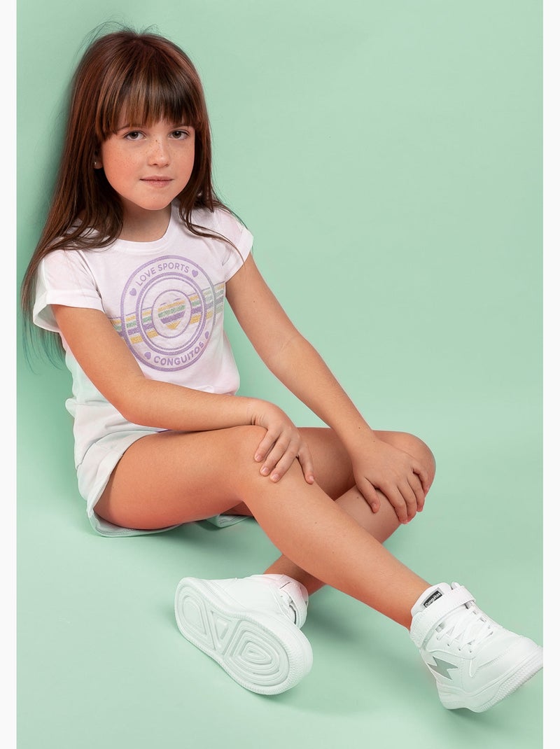 T-shirt conguitos Blanc - Kiabi