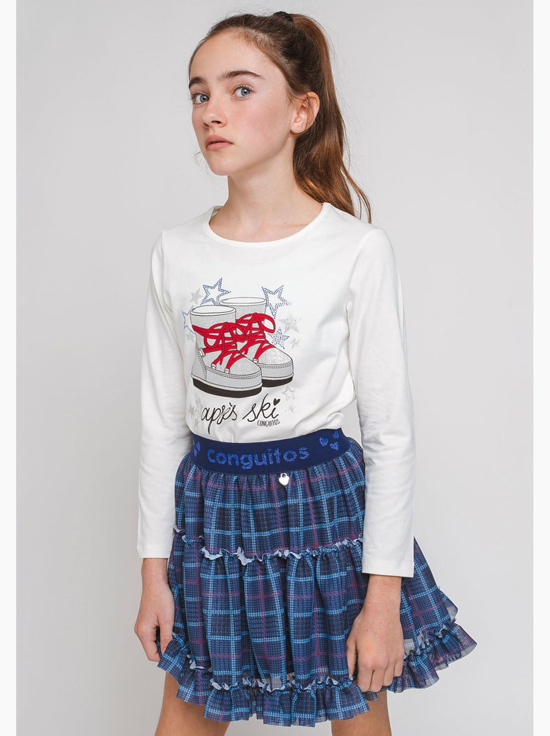 T-shirt conguitos Blanc - Kiabi