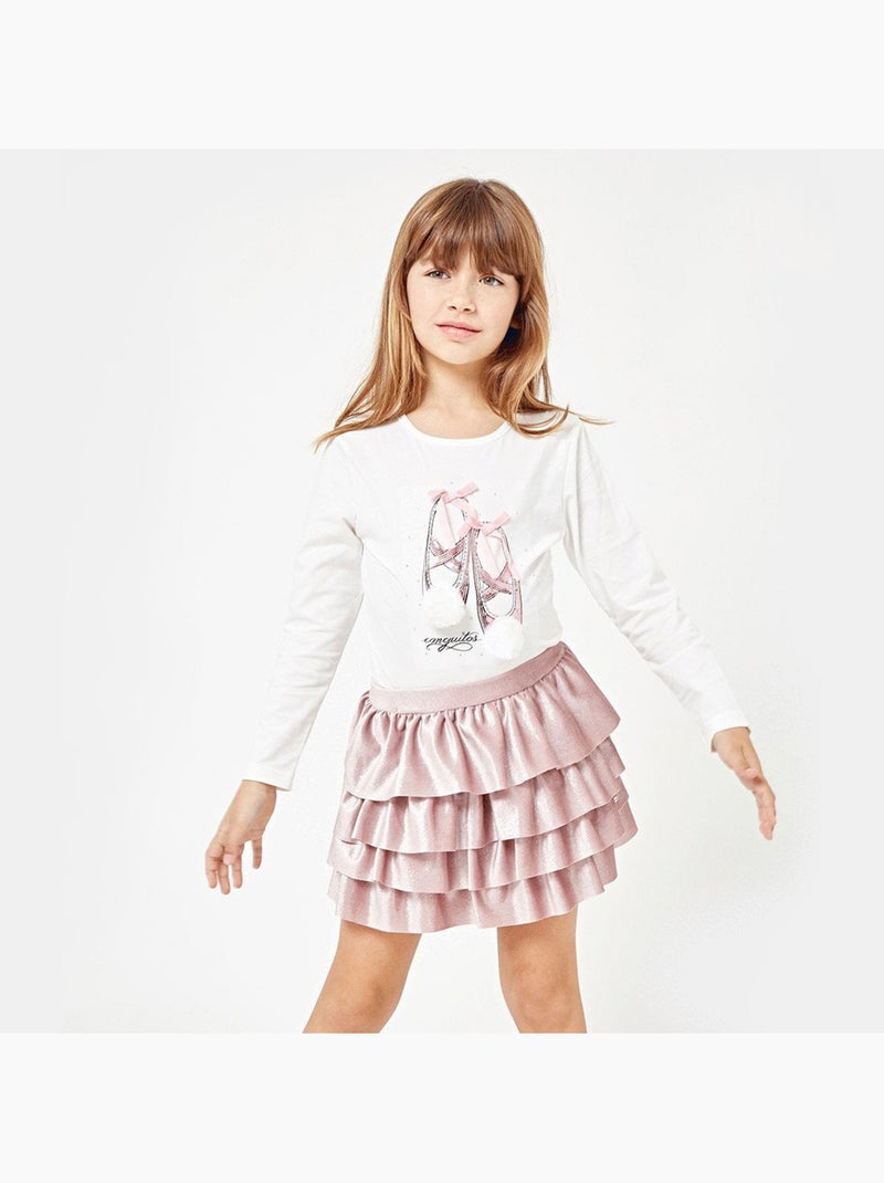 T-shirt conguitos Blanc - Kiabi