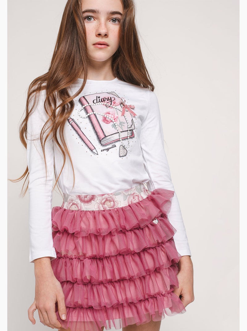 T-shirt conguitos Blanc - Kiabi