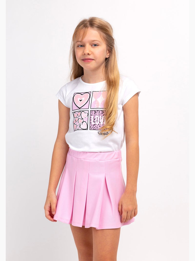 T-shirt conguitos Blanc - Kiabi
