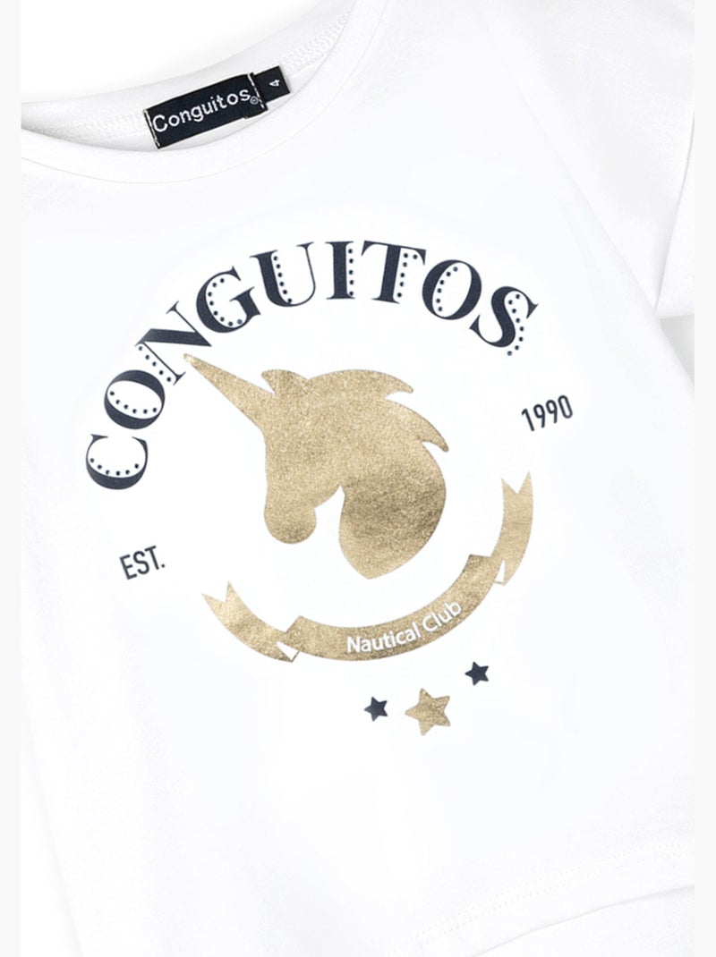 T-shirt conguitos Blanc - Kiabi