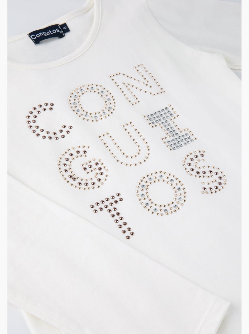 T-shirt conguitos Blanc - Kiabi