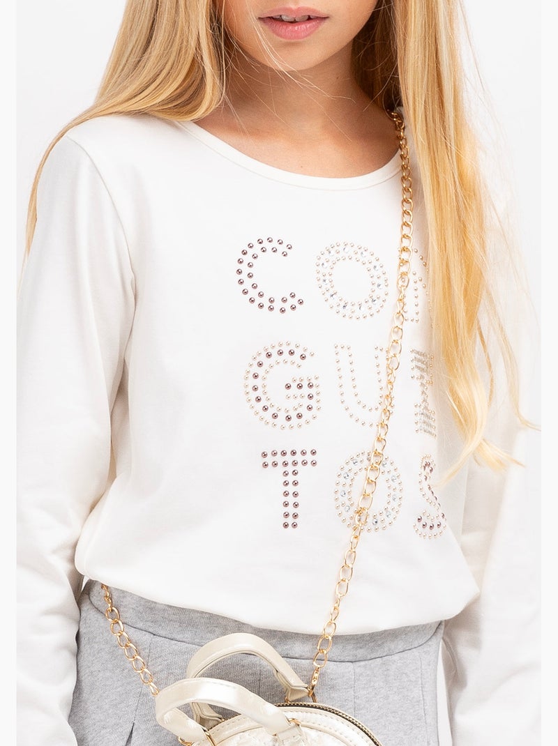 T-shirt conguitos Blanc - Kiabi