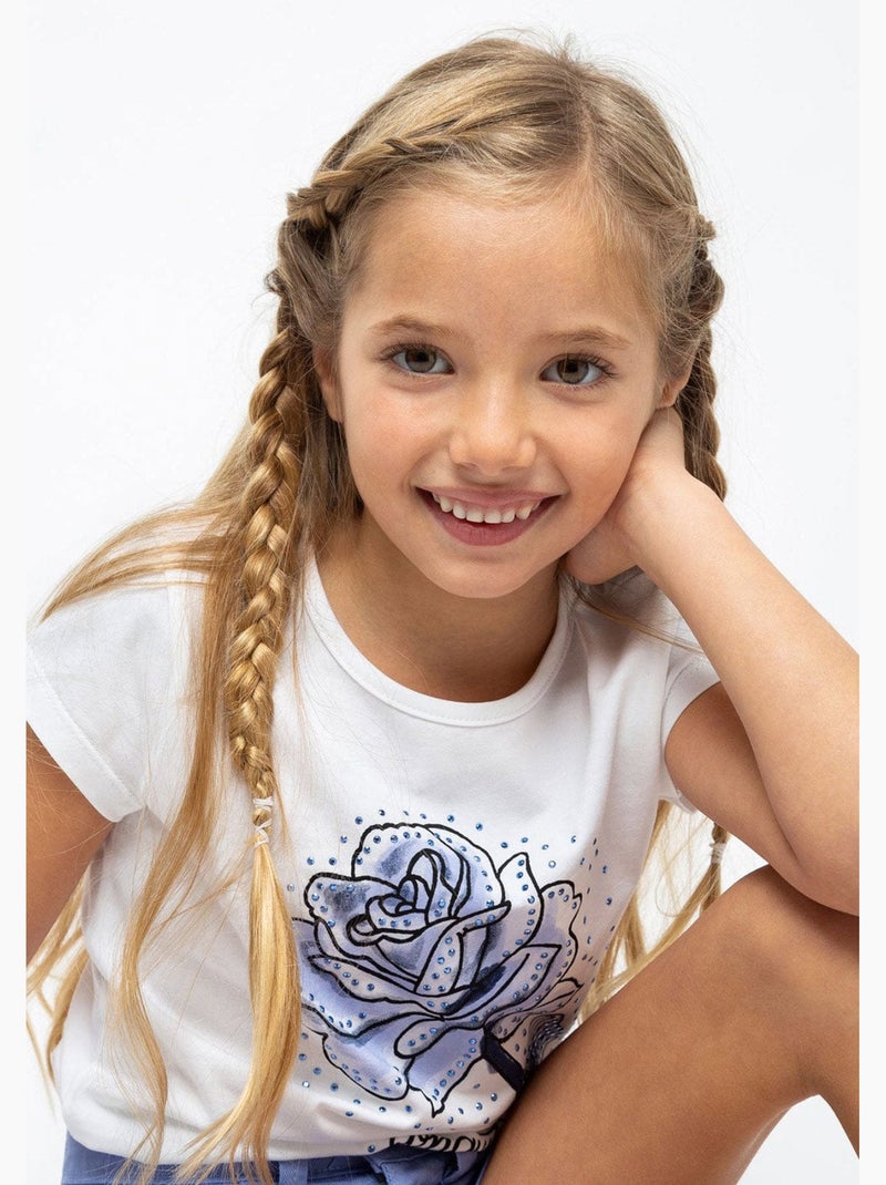 T-shirt conguitos Blanc - Kiabi