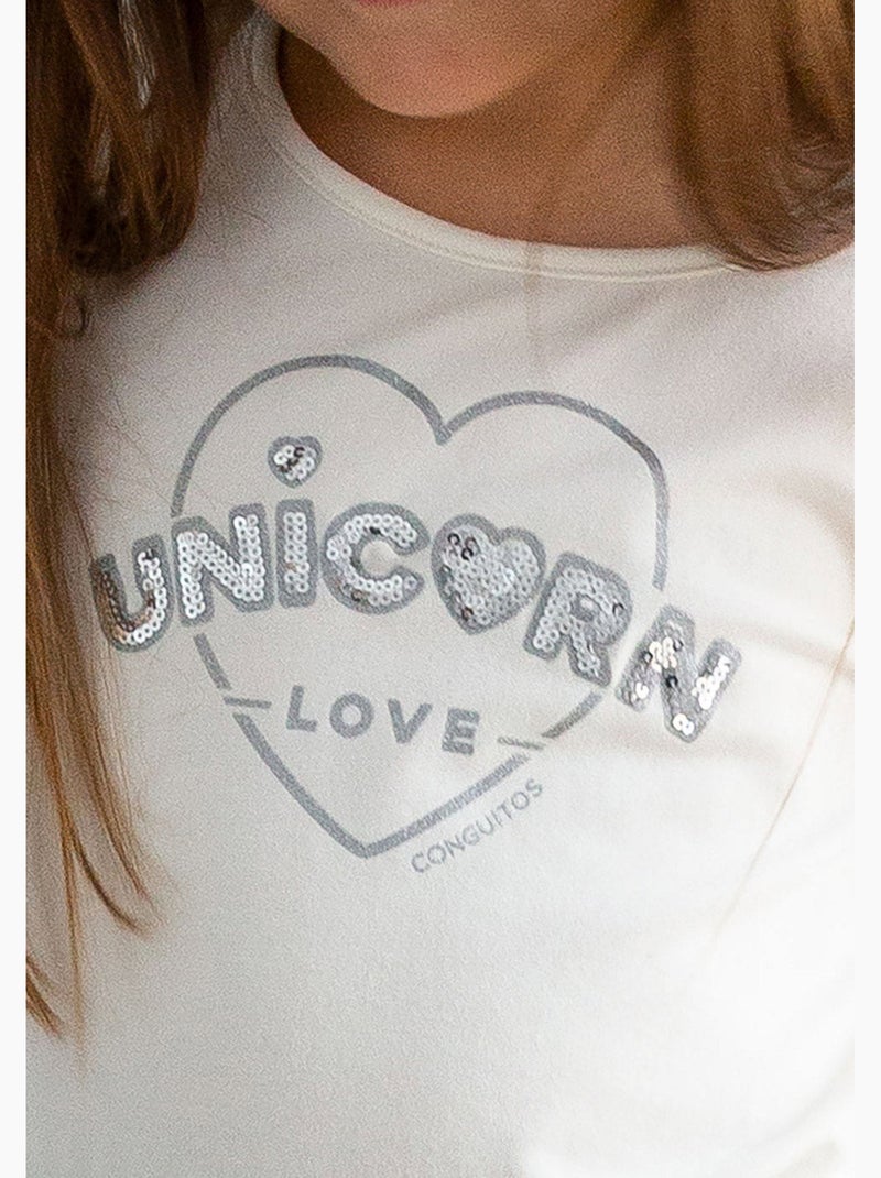 T-shirt conguitos Blanc - Kiabi