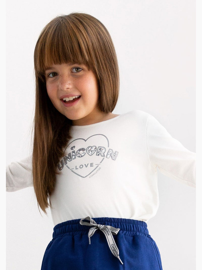 T-shirt conguitos Blanc - Kiabi
