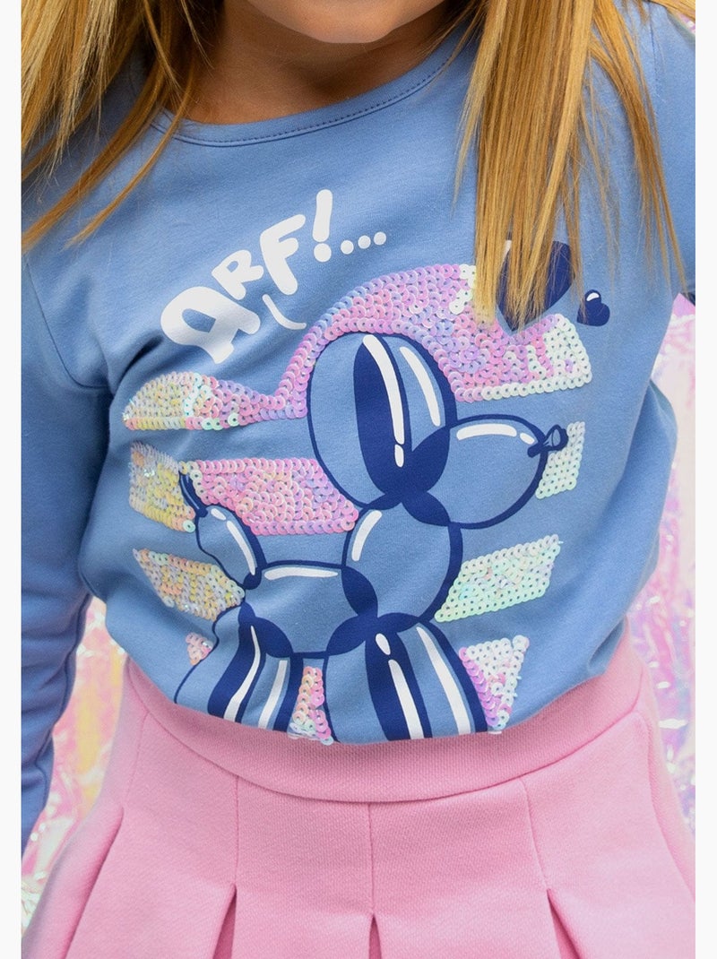 T-shirt conguitos Bleu roi - Kiabi