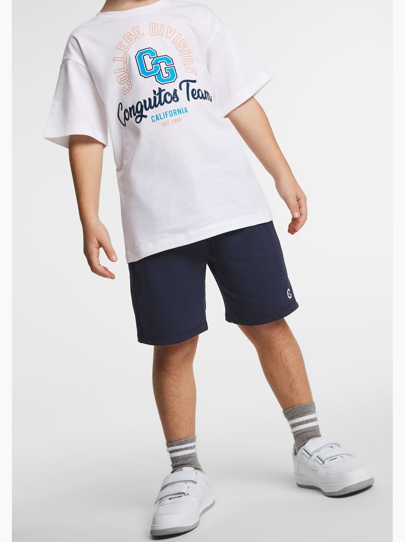 T-shirt conguitos collegue Blanc - Kiabi