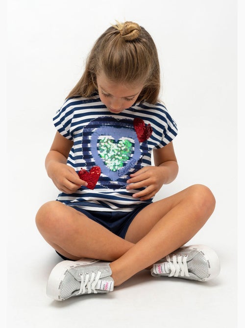 T-shirt conguitos corazones - Kiabi T-shirt conguitos corazones - Kiabi