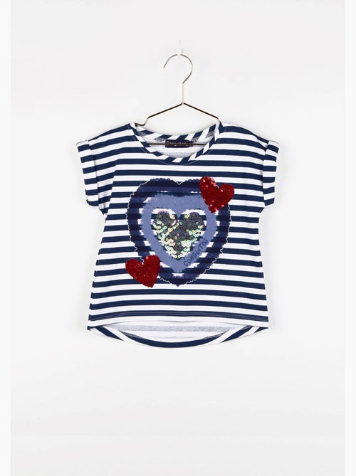 T-shirt conguitos corazones - Kiabi T-shirt conguitos corazones - Kiabi