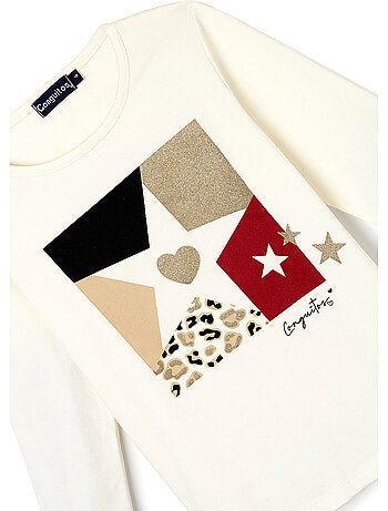 T-shirt conguitos estampado estrella