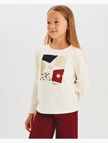 T-shirt conguitos estampado estrella