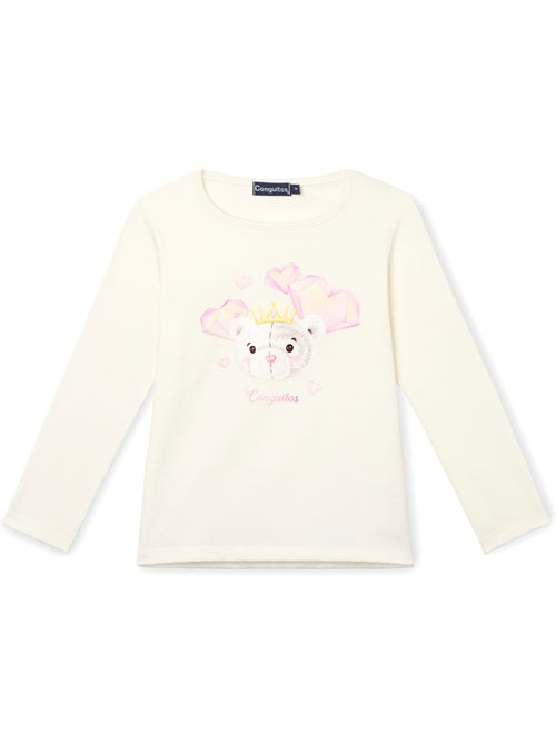 T-shirt conguitos estampado frontal - Kiabi