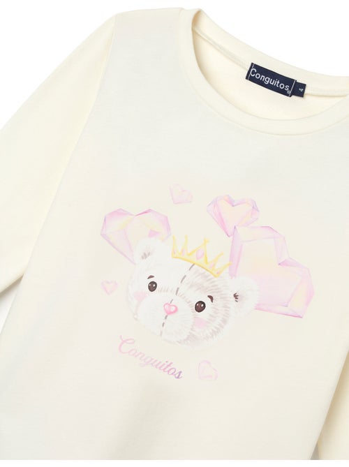 T-shirt conguitos estampado frontal - Kiabi