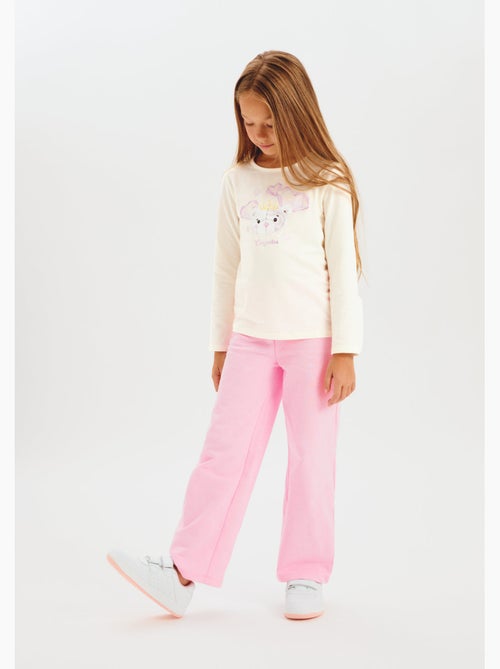 T-shirt conguitos estampado frontal - Kiabi