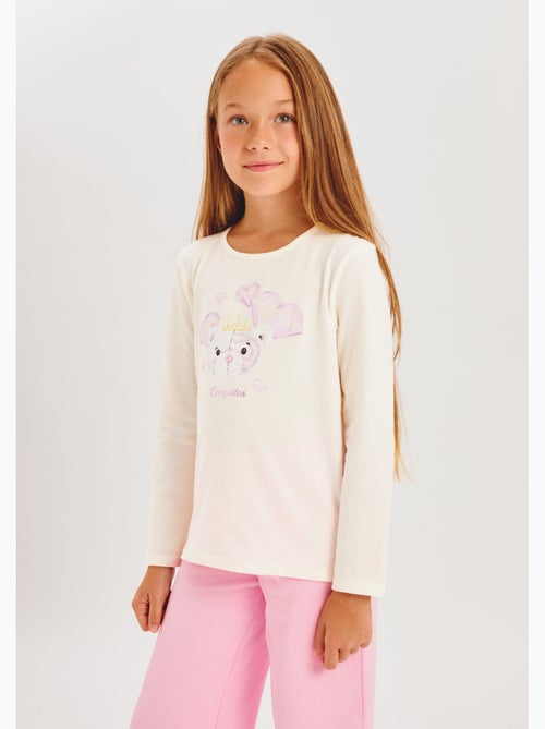T-shirt conguitos estampado frontal - Kiabi
