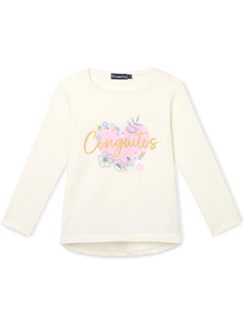 T-shirt conguitos estampado frontal camiseta - Kiabi T-shirt conguitos estampado frontal camiseta - Kiabi