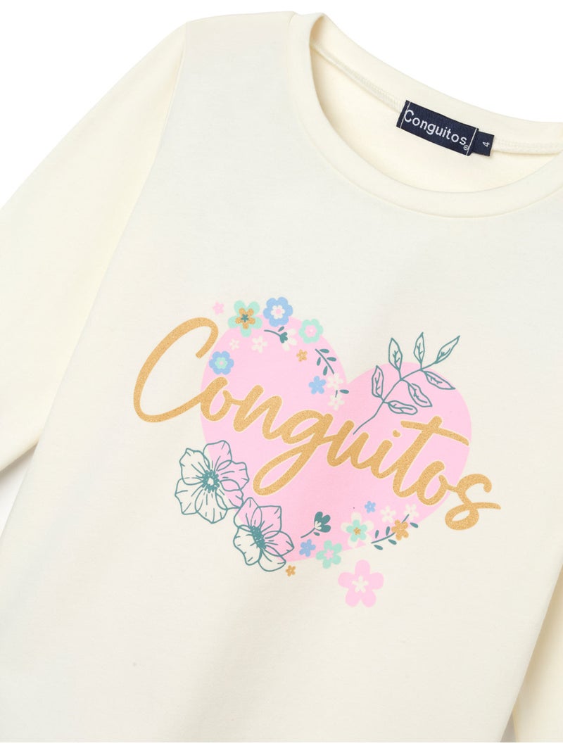 T-shirt conguitos estampado frontal camiseta Blanc - Kiabi