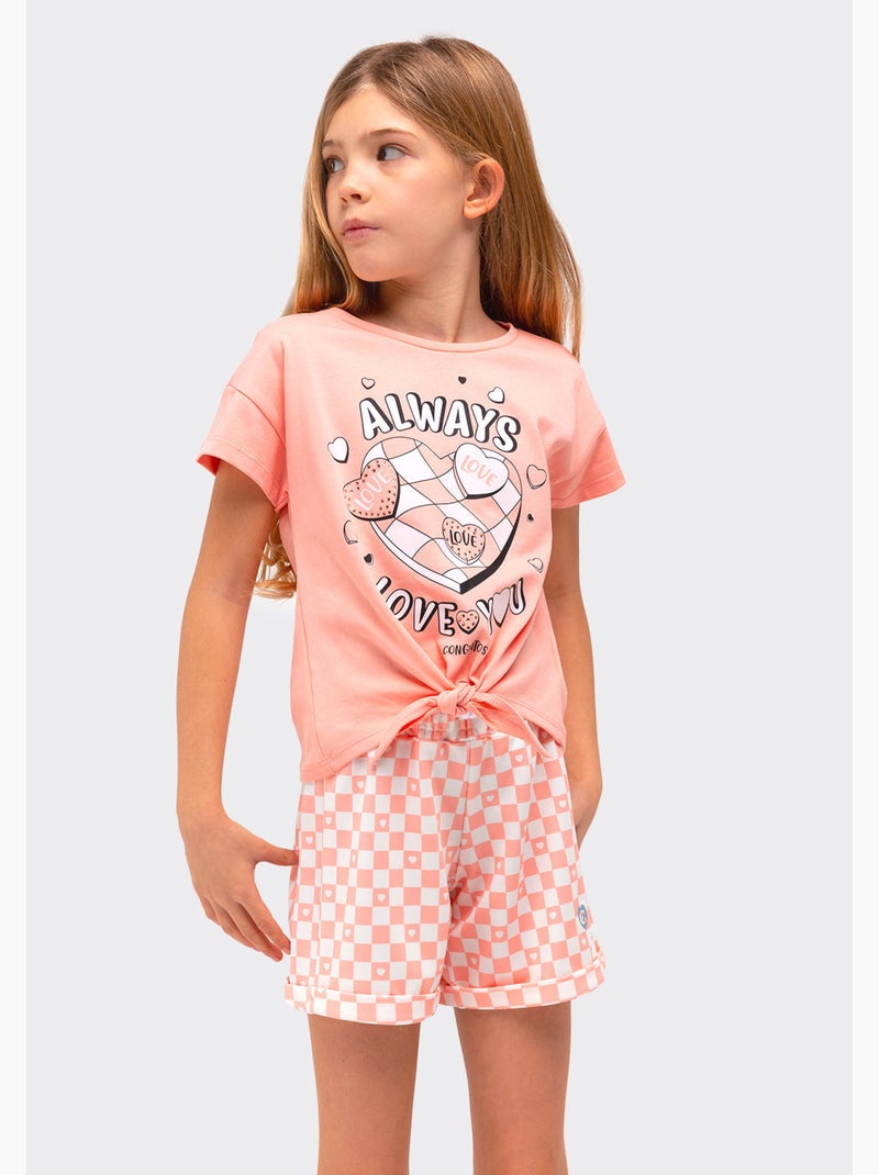 T-shirt conguitos Orange - Kiabi
