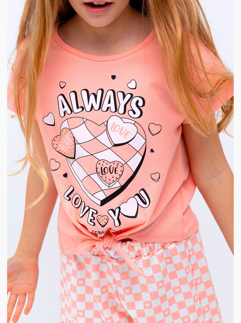 T-shirt conguitos Orange - Kiabi