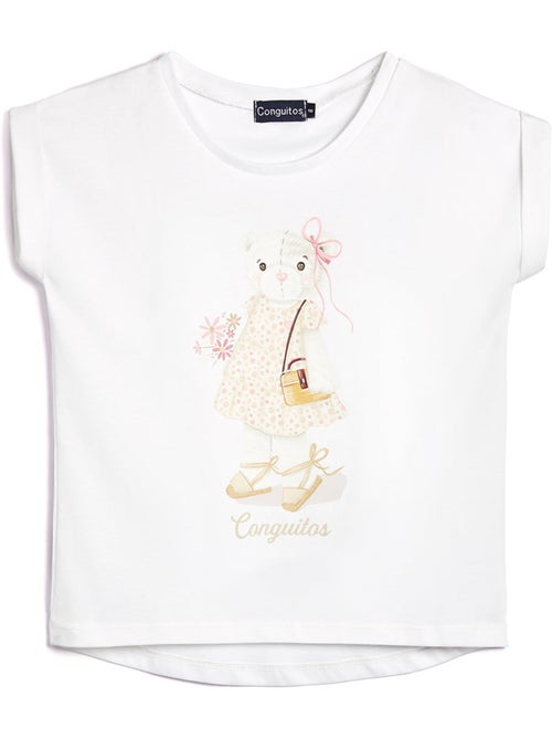 T-shirt conguitos osito - Kiabi