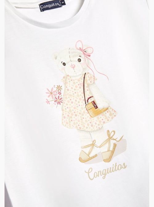 T-shirt conguitos osito - Kiabi