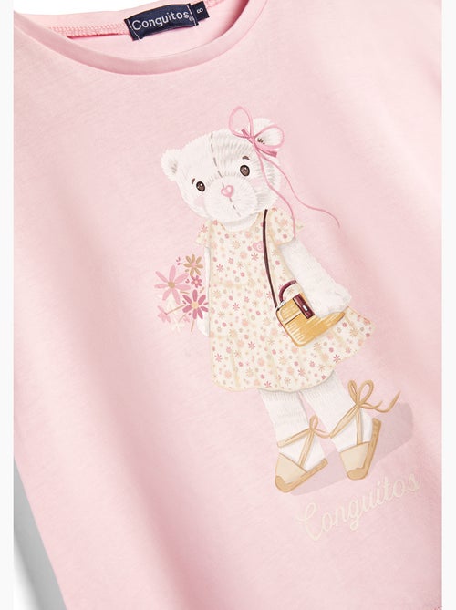T-shirt conguitos osito - Kiabi