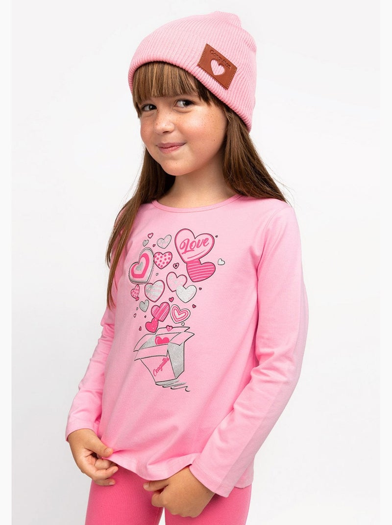 T-shirt conguitos Rose - Kiabi