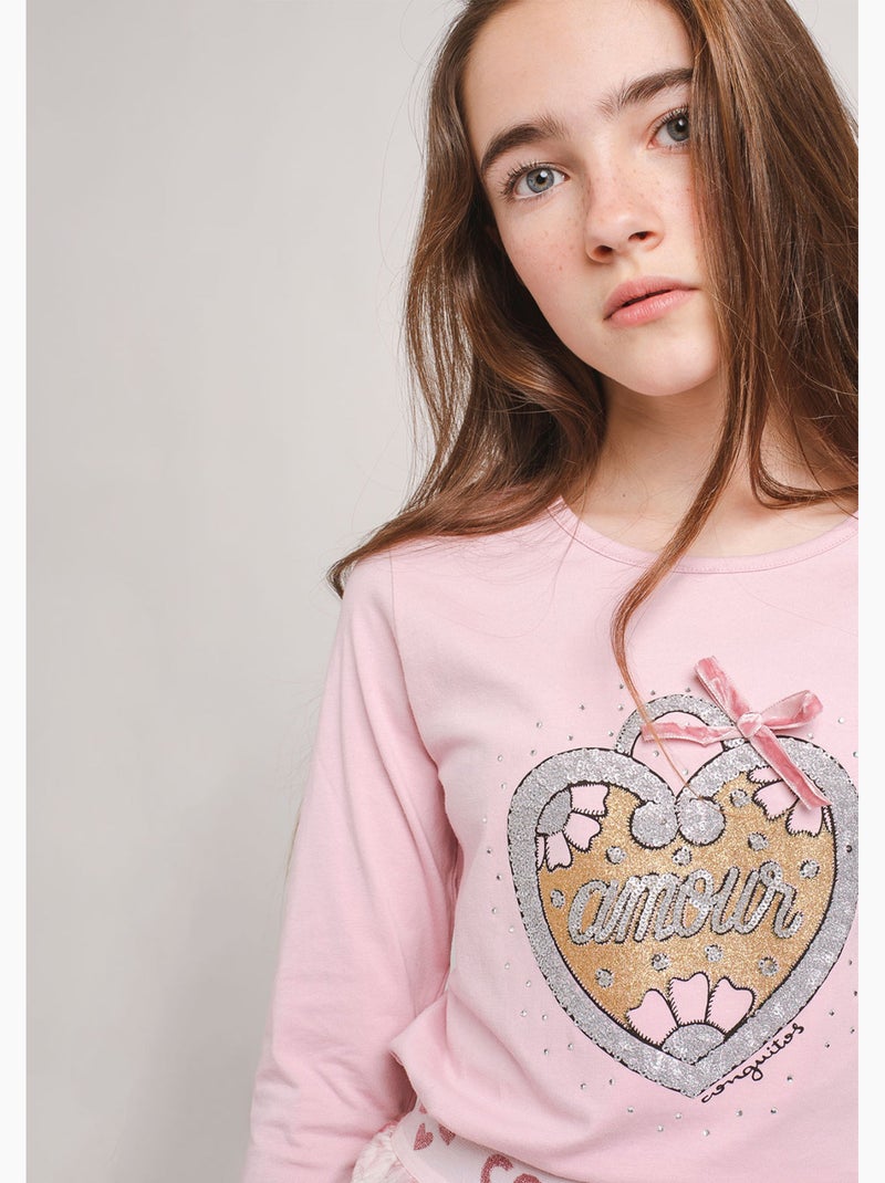 T-shirt conguitos Rose - Kiabi