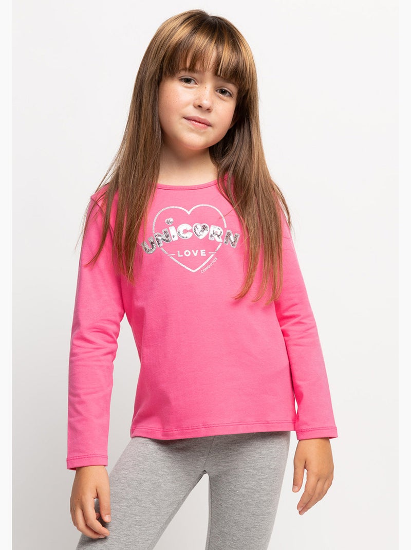 T-shirt conguitos Rose - Kiabi