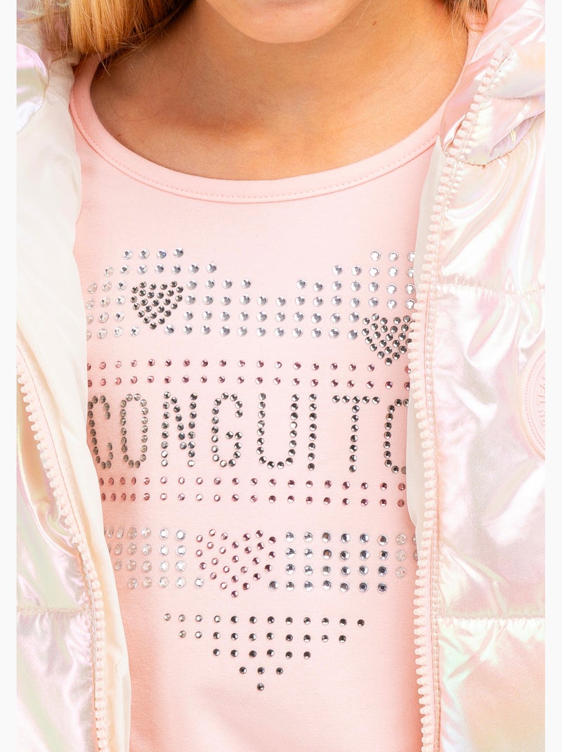 T-shirt conguitos Rose - Kiabi
