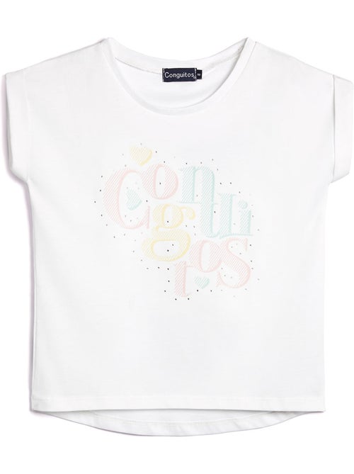 T-shirt conguitos strass ts - Kiabi T-shirt conguitos strass ts - Kiabi