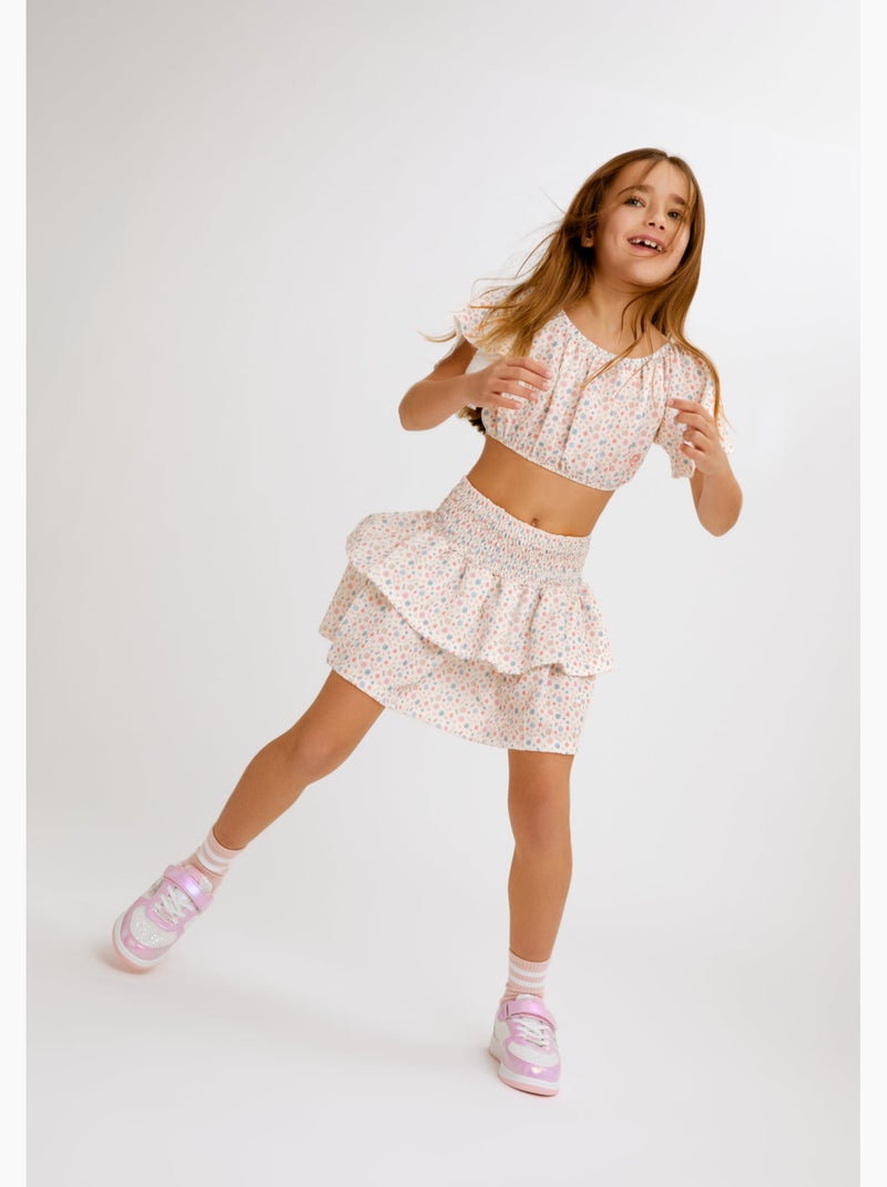T-shirt conguitos top shoulder Multicolore - Kiabi