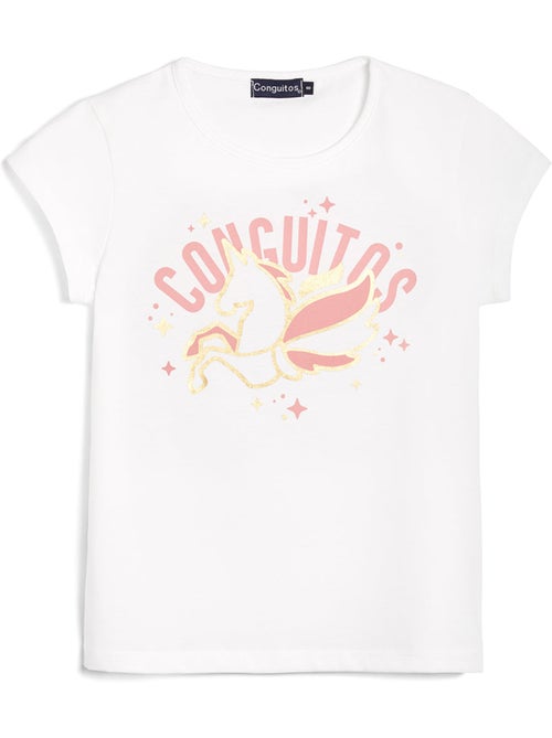 T-shirt conguitos unicorn - Kiabi