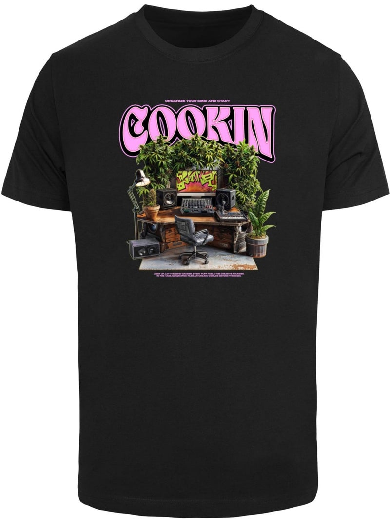 T-shirt cookin - mister tee Noir - Kiabi