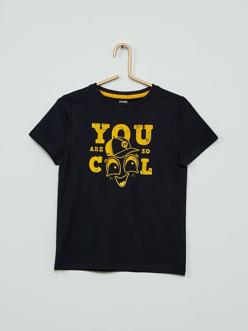 T-shirt 'cool' marine cool - Kiabi