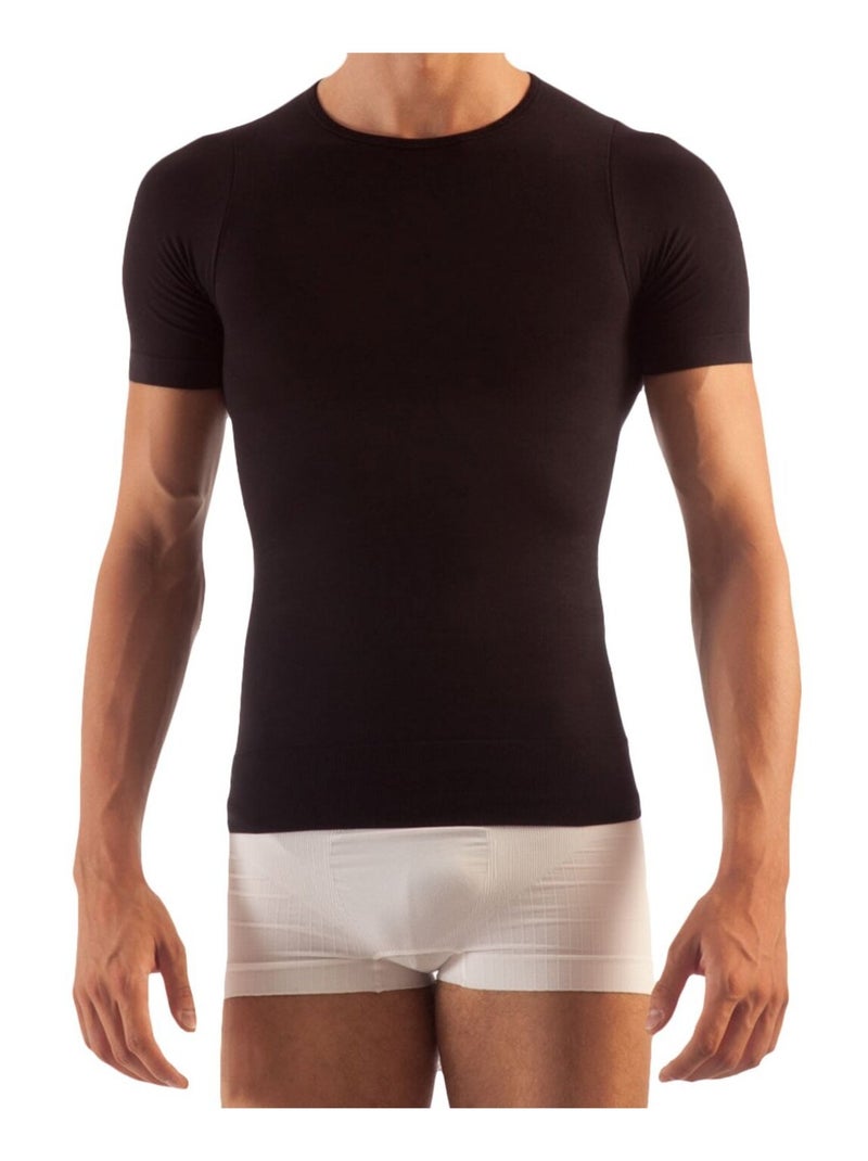 T-shirt correcteur minceur Noir - Kiabi