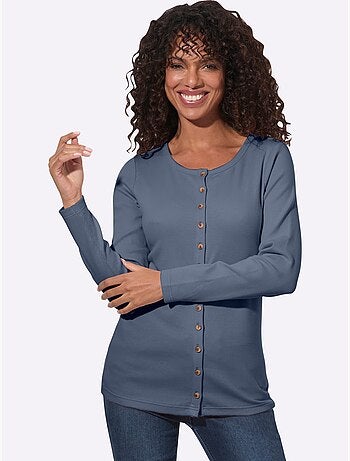 T-shirt côtelé - taille standard - witt