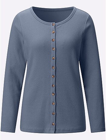 T-shirt côtelé - taille standard - witt