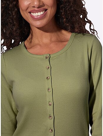 T-shirt côtelé - taille standard - witt
