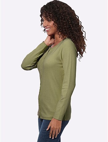 T-shirt côtelé - taille standard - witt