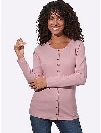 T-shirt côtelé - taille standard - witt