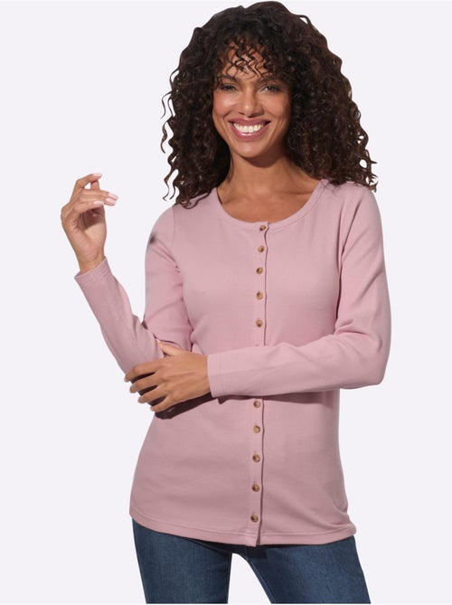T-shirt côtelé - taille standard - witt - Kiabi T-shirt côtelé - taille standard - witt - Kiabi