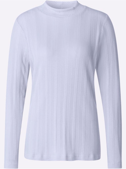 T-shirt côtelé 95% coton - taille standard - witt - Kiabi T-shirt côtelé 95% coton - taille standard - witt - Kiabi